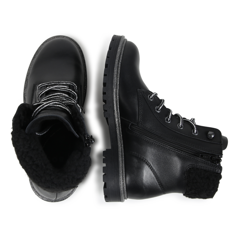 Leder-Stiefeletten BOSS 
                        GIRL