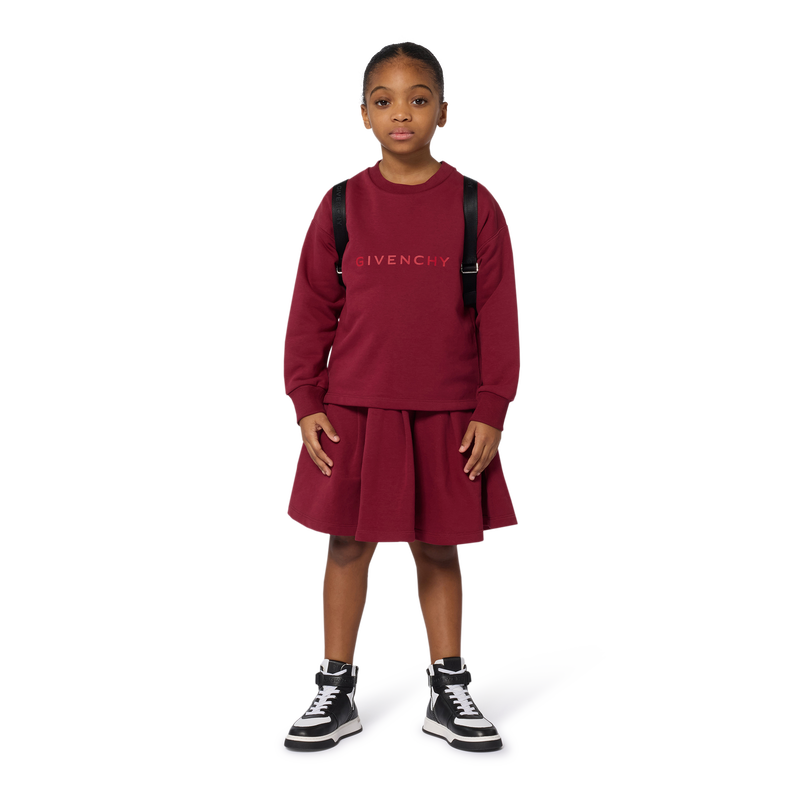 Kleid mit plissiertem Unterteil und Schlitzen GIVENCHY 
                        GIRL