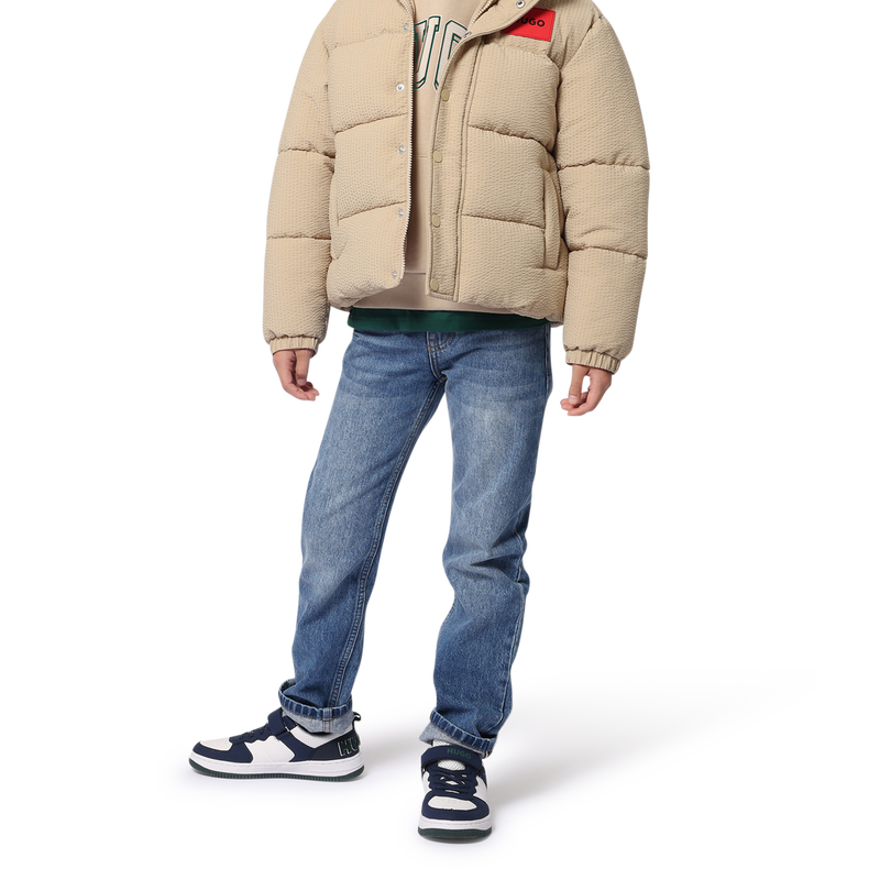 Gerade Jeans aus Baumwolle HUGO 
                        BOY