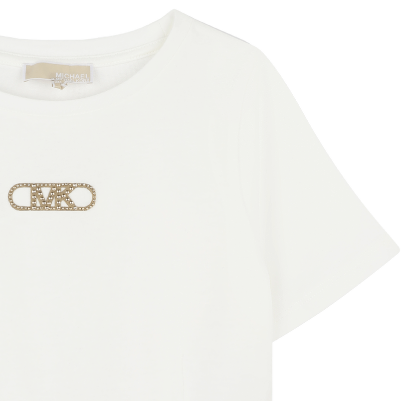 Kurz&auml;rmliges Baumwoll-T-Shirt MICHAEL KORS 
                        GIRL