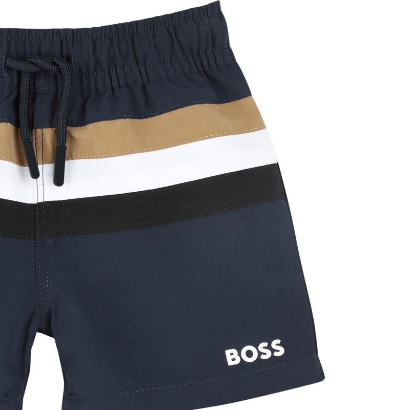 Gestreifte Badeshorts BOSS 
                        BOY