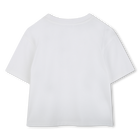 Baumwoll-T-Shirt mit Strass MARC JACOBS 
                    GIRL