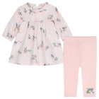 Baumwoll-Kleid und Leggings KENZO KIDS 
                    GIRL