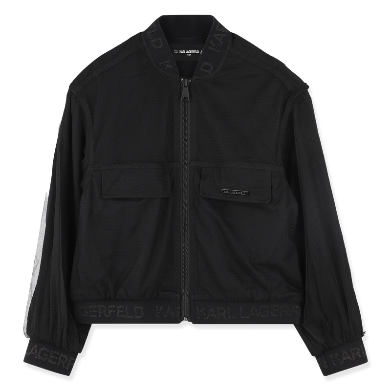 Rei&szlig;verschlussjacke KARL LAGERFELD KIDS 
                        GIRL