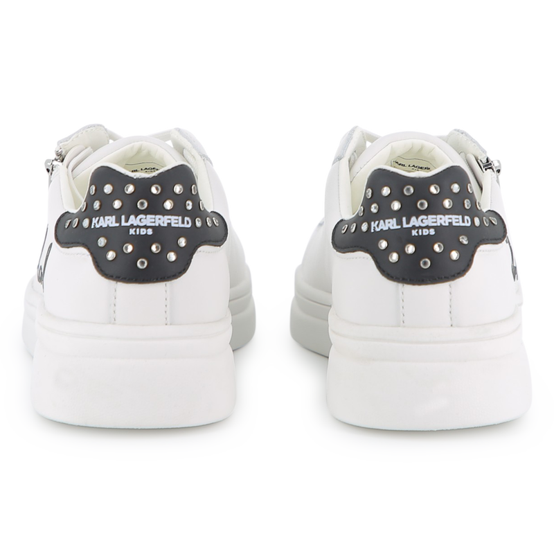 SNEAKERS AUS RINDSLEDER KARL LAGERFELD KIDS 
                        GIRL