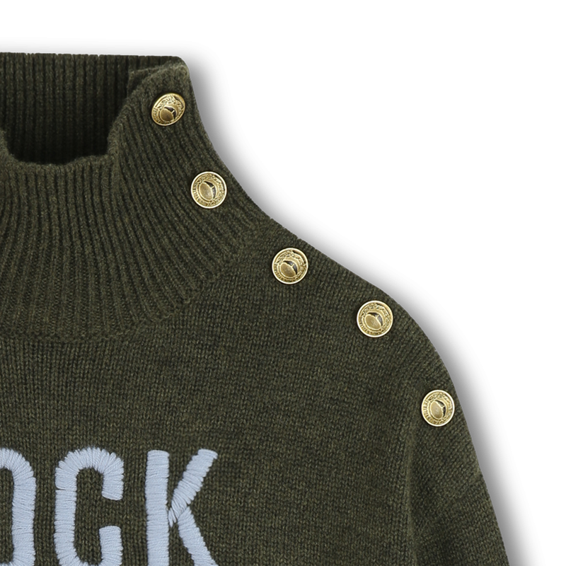 Pullover mit Stehkragen mit Kn&ouml;pfen ZADIG & VOLTAIRE 
                        GIRL