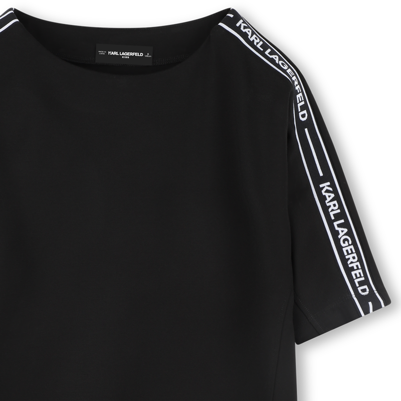 Kurzärmeliges Kleid KARL LAGERFELD KIDS 
                        GIRL