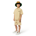 Wendbarer Baumwoll-Fischerhut KENZO KIDS 
                    UNISEX