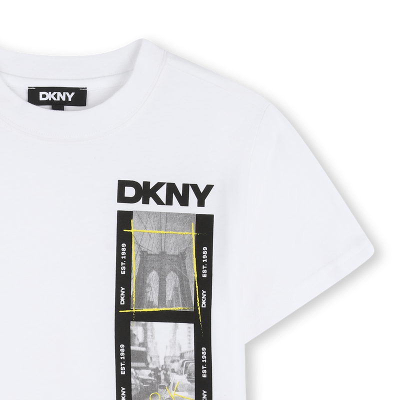 KURZ&Auml;RMELIGES T-SHIRT DKNY 
                        BOY