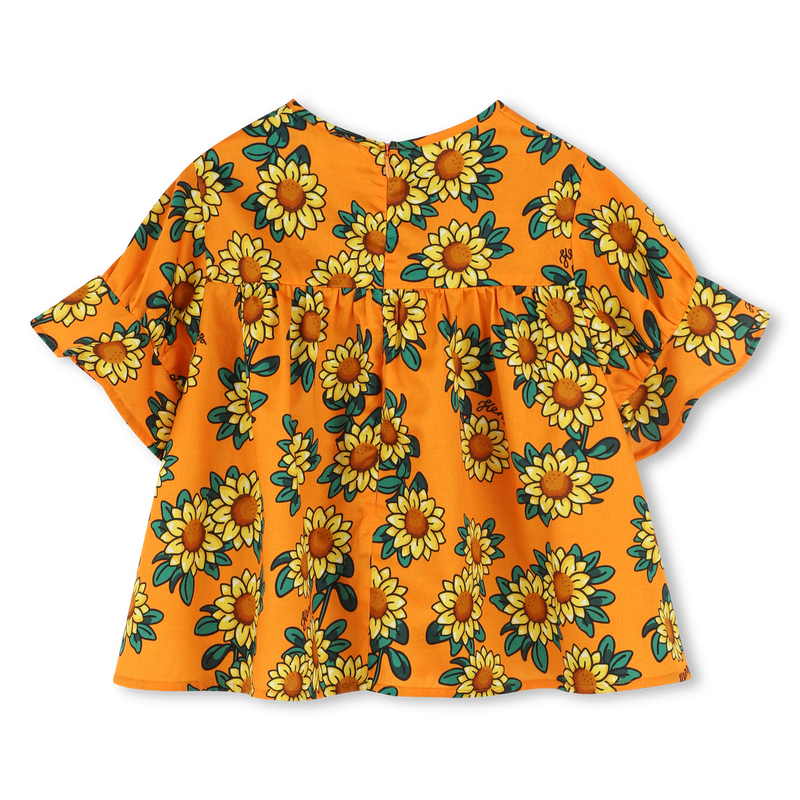 Bluse aus Baumwollsatin KENZO KIDS 
                        GIRL