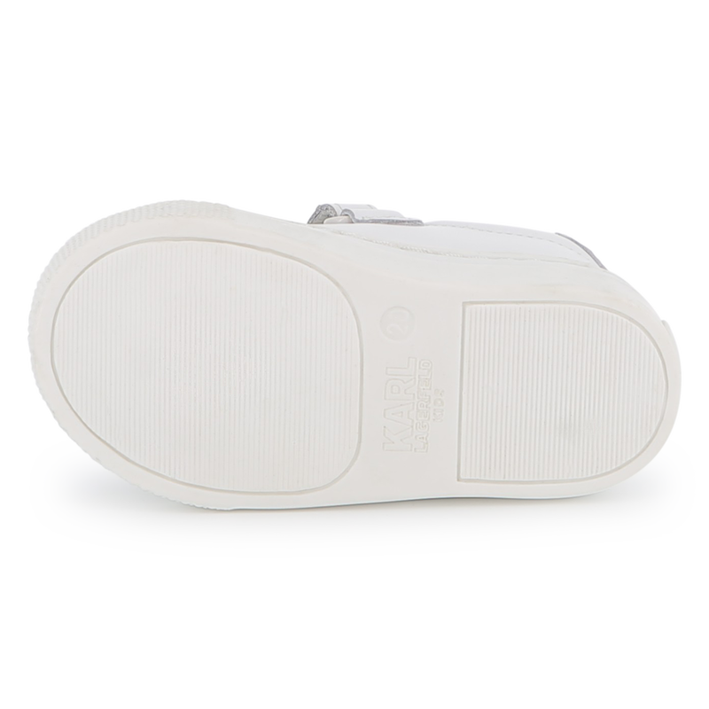 Low-Top-Sneaker aus Rindsleder KARL LAGERFELD KIDS 
                        GIRL