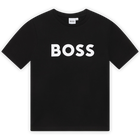 T-Shirt mit kurzen &Auml;rmeln, SCHWARZ, hi-res