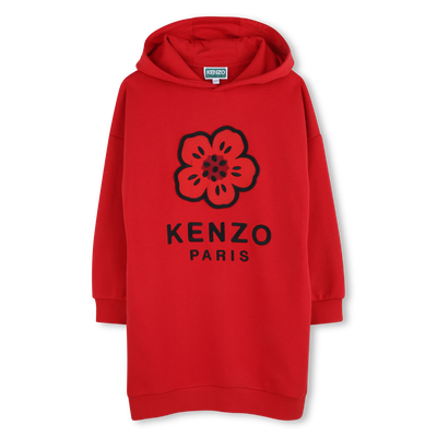 Kleid aus nicht geb&uuml;rstetem Fleece KENZO KIDS GIRL