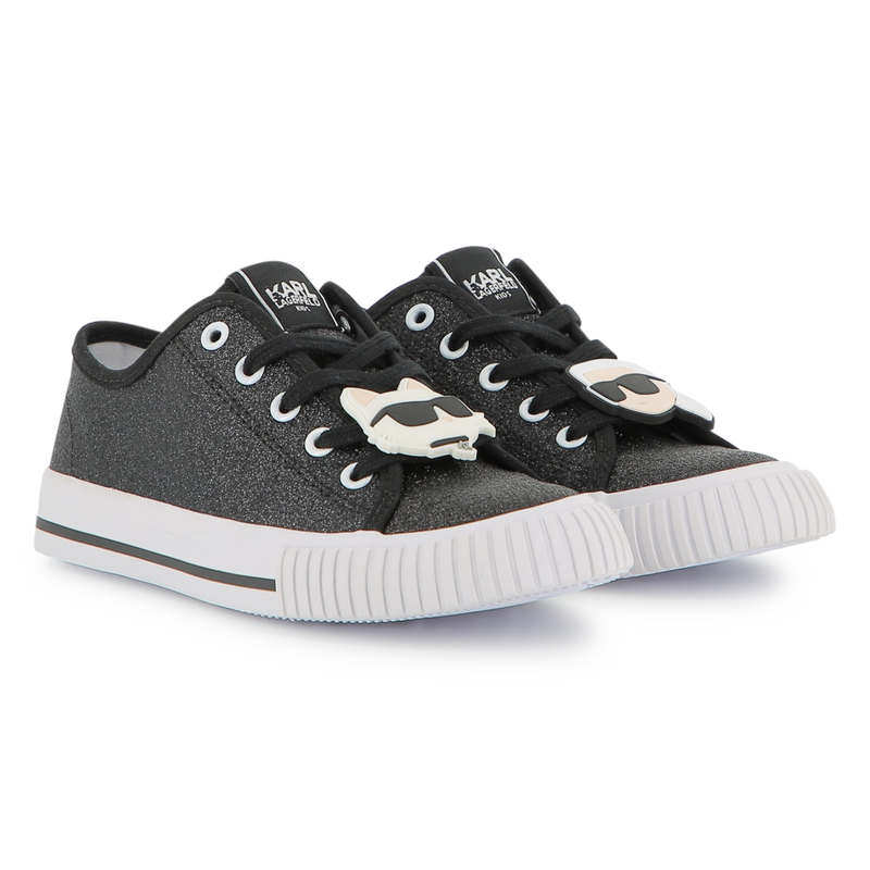 Low Sneakers zum Schn&uuml;ren KARL LAGERFELD KIDS 
                        GIRL