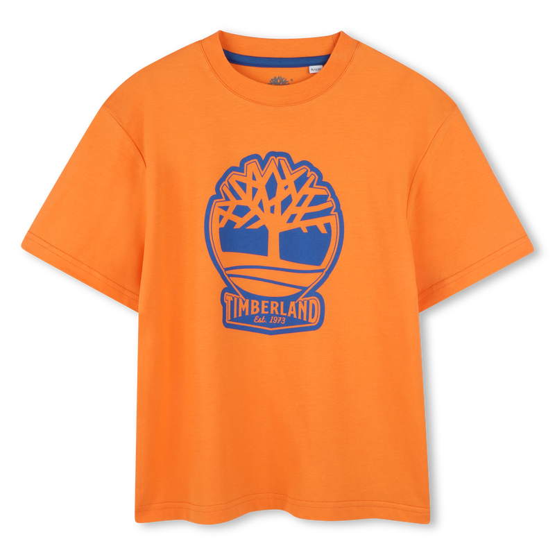 Zweifarbiges T-Shirt mit Logo TIMBERLAND 
                        BOY