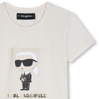 T-Shirt mit kurzen &Auml;rmeln KARL LAGERFELD KIDS 
                    M&Auml;DCHEN