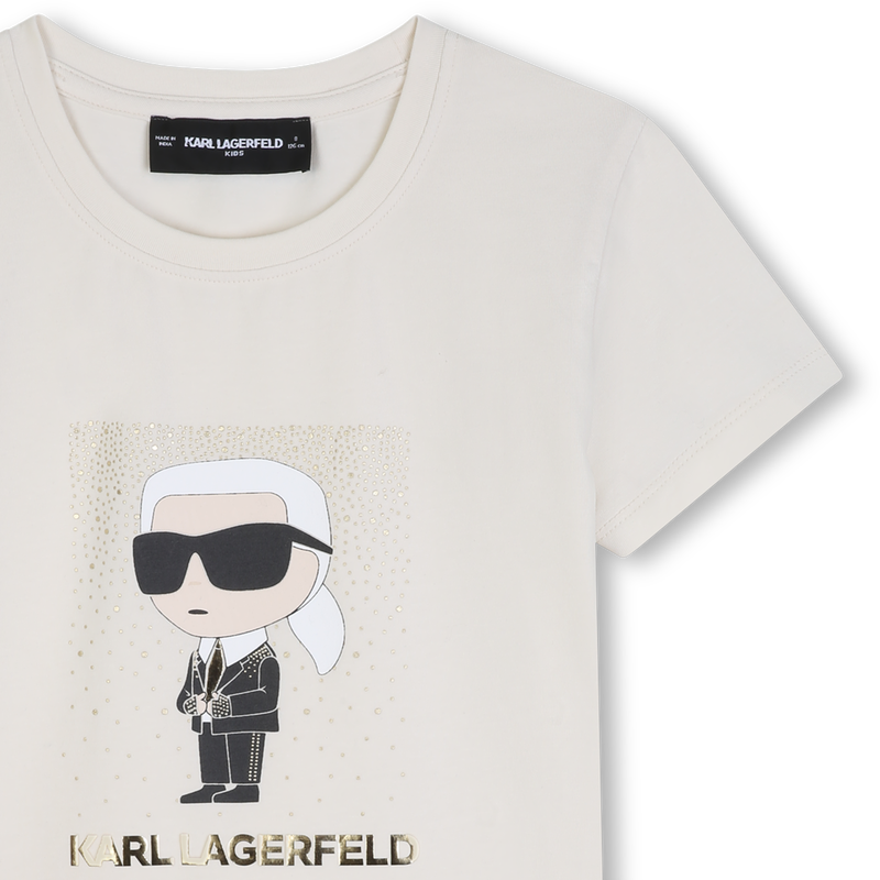 T-Shirt mit kurzen &Auml;rmeln KARL LAGERFELD KIDS 
                        M&Auml;DCHEN