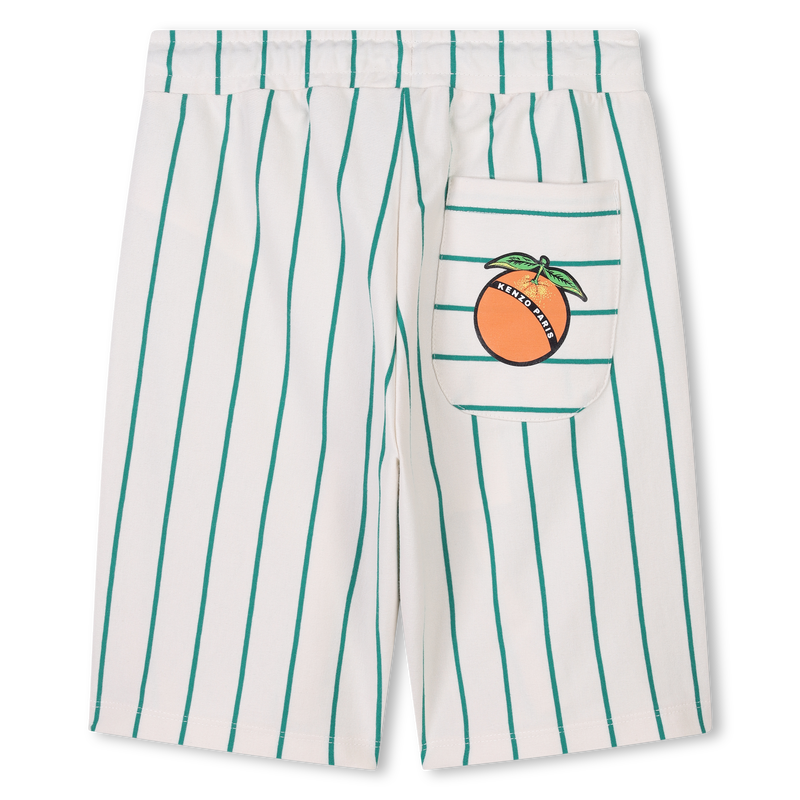 Gestreifte Baumwoll-Bermudas KENZO KIDS 
                        BOY