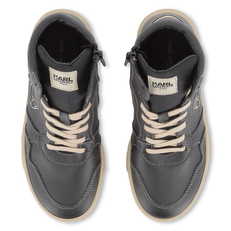 High-Top-Sneakers mit Schn&uuml;rung KARL LAGERFELD KIDS 
                        BOY