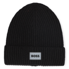 Strickm&uuml;tze mit Abzeichen BOSS 
                    BOY