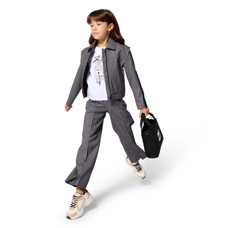 T-Shirt mit kurzen &Auml;rmeln KARL LAGERFELD KIDS 
                        GIRL
