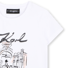 T-Shirt mit kurzen &Auml;rmeln KARL LAGERFELD KIDS 
                    GIRL