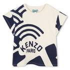 Bedrucktes Molton-T-Shirt KENZO KIDS 
                    GIRL