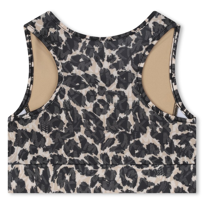 Sport-Bralette mit Muster MICHAEL KORS 
                        GIRL