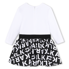 Langarmkleid KARL LAGERFELD KIDS 
                    GIRL