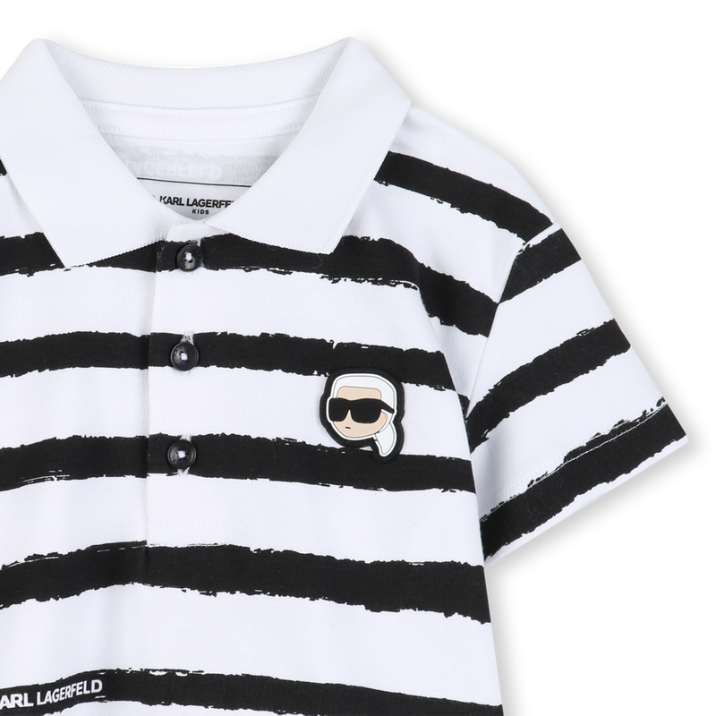 POLO- UND SHORTS-SET KARL LAGERFELD KIDS 
                        BOY