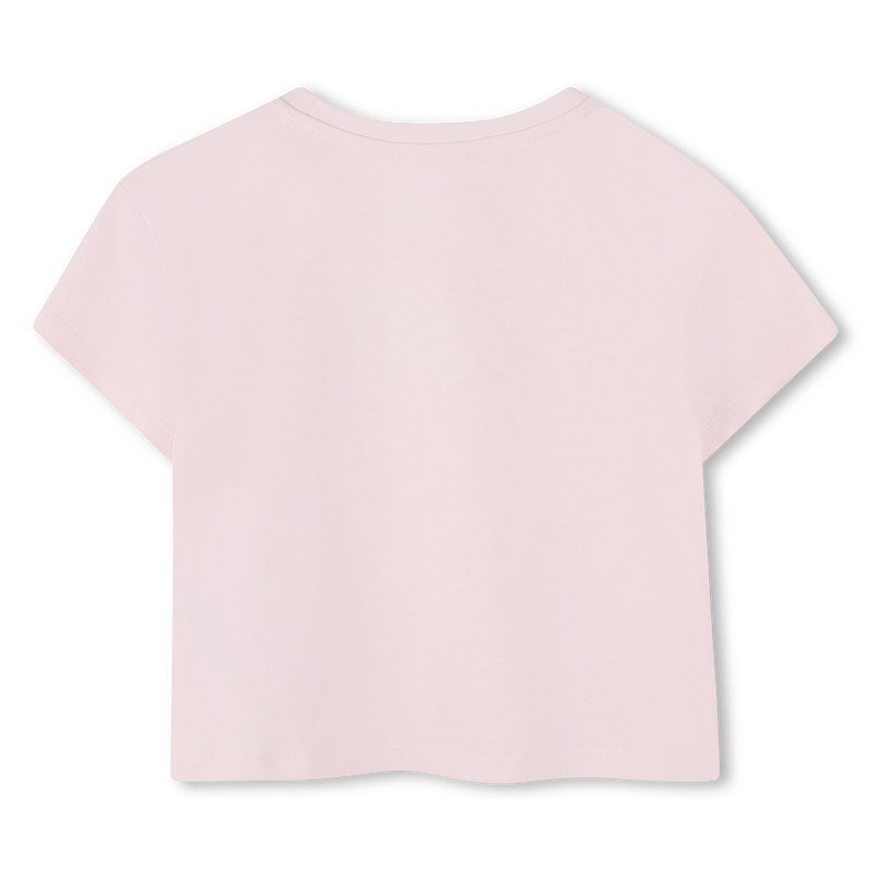 Kurzes Baumwoll-T-Shirt MICHAEL KORS 
                        GIRL