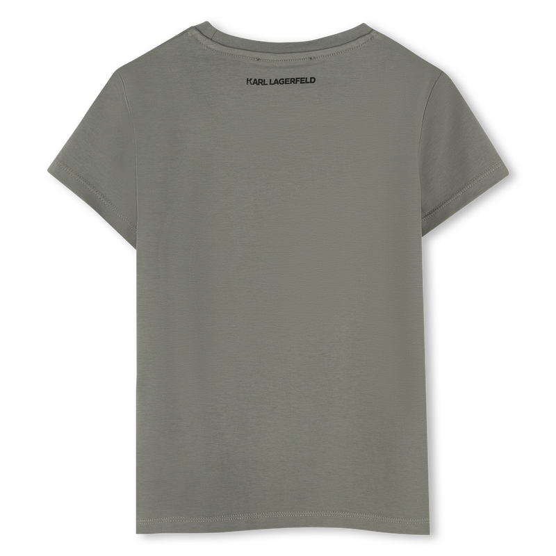 T-Shirt mit Illustrationen KARL LAGERFELD KIDS 
                        GIRL