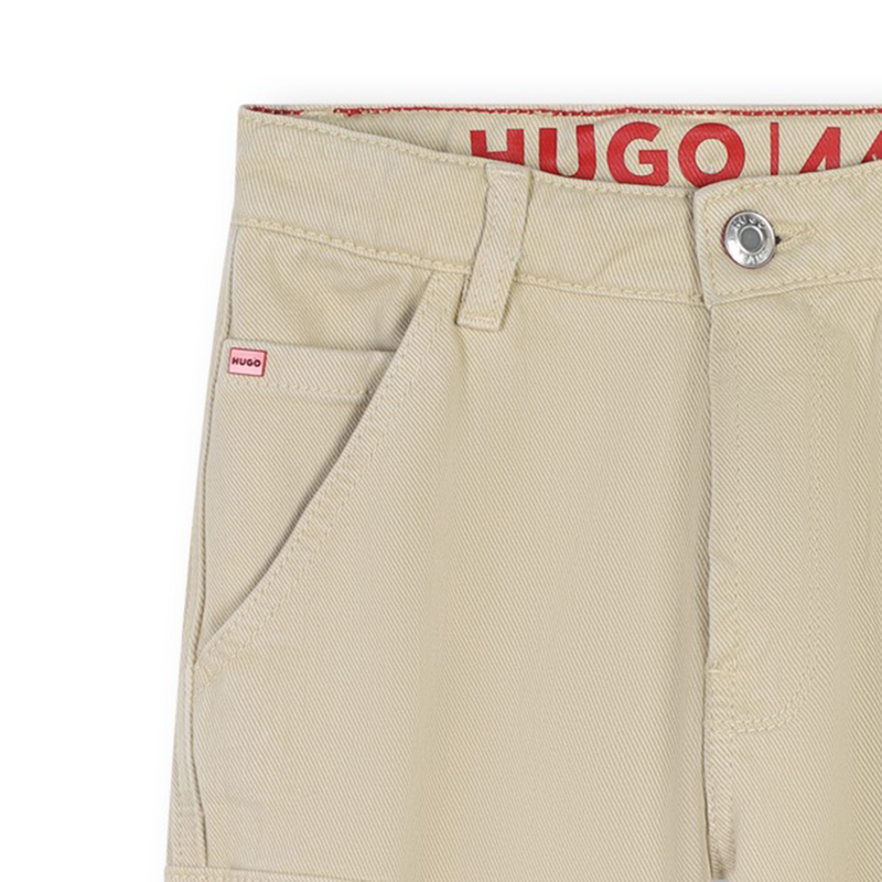 Weite Cargohose aus Baumwolle HUGO 
                        BOY