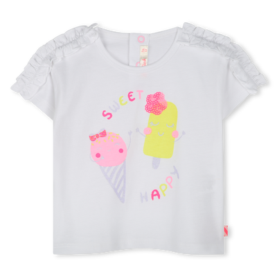 Kurzarm-T-Shirt aus Baumwolle BILLIEBLUSH GIRL