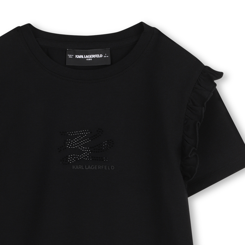 T-Shirt mit kurzen &Auml;rmeln KARL LAGERFELD KIDS 
                        GIRL