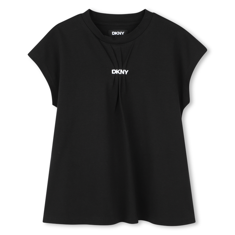 Flie&szlig;endes Baumwoll-T-Shirt DKNY 
                        GIRL
