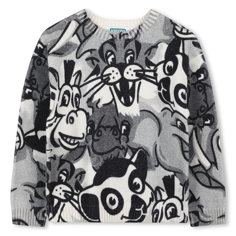 Strickpullover mit Rundhalsausschnitt KENZO KIDS 
                        UNISEX