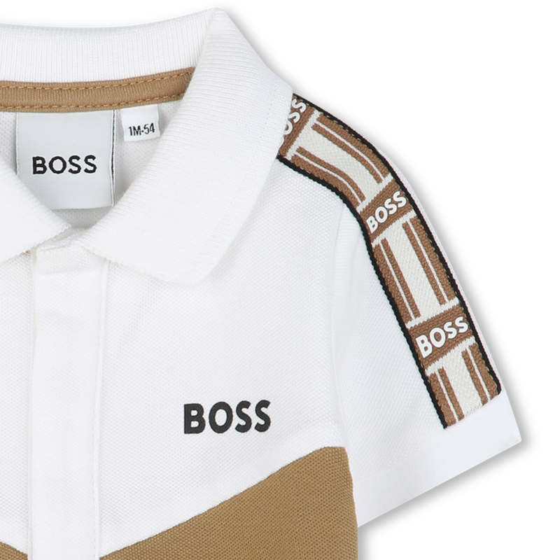 Polo mit Streifen an den Armen BOSS 
                        BOY