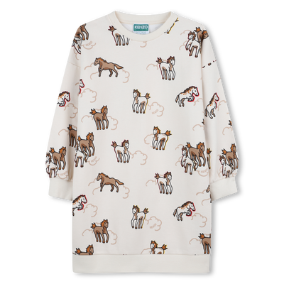 FLEECE KLEID KENZO KIDS GIRL
