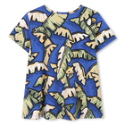 T-Shirt-Kleid aus Baumwolle KENZO KIDS 
                    GIRL