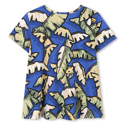 T-Shirt-Kleid aus Baumwolle KENZO KIDS GIRL