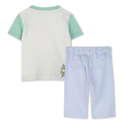 T-Shirt und Hose aus Baumwolle KENZO KIDS BOY