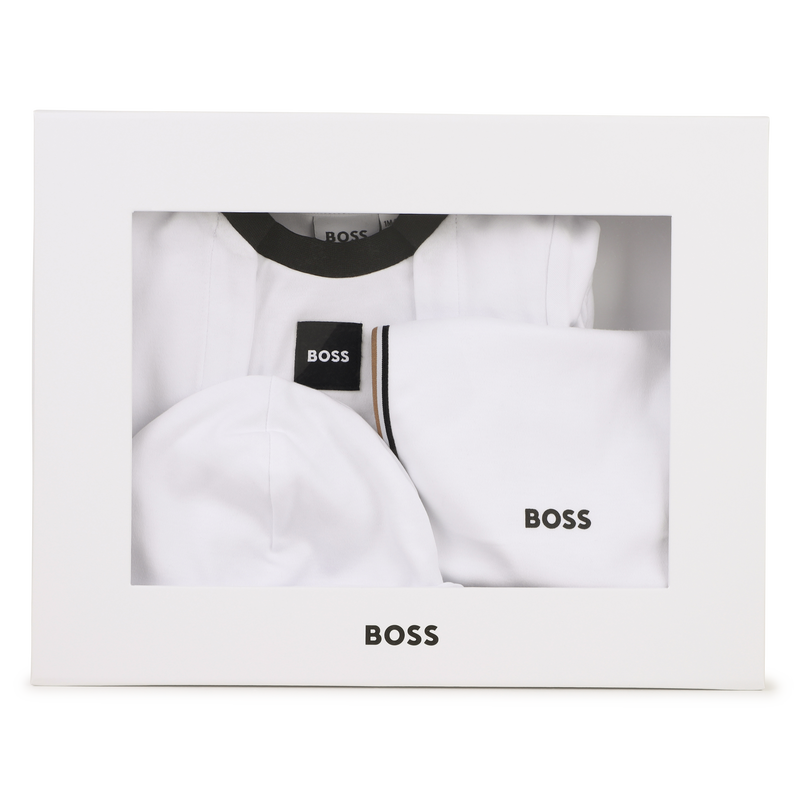 Pyjama-Set mit M&uuml;tze und L&auml;tzchen BOSS 
                        BOY