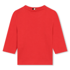 Baumwoll-Shirt mit Logo BOSS 
                    BOY