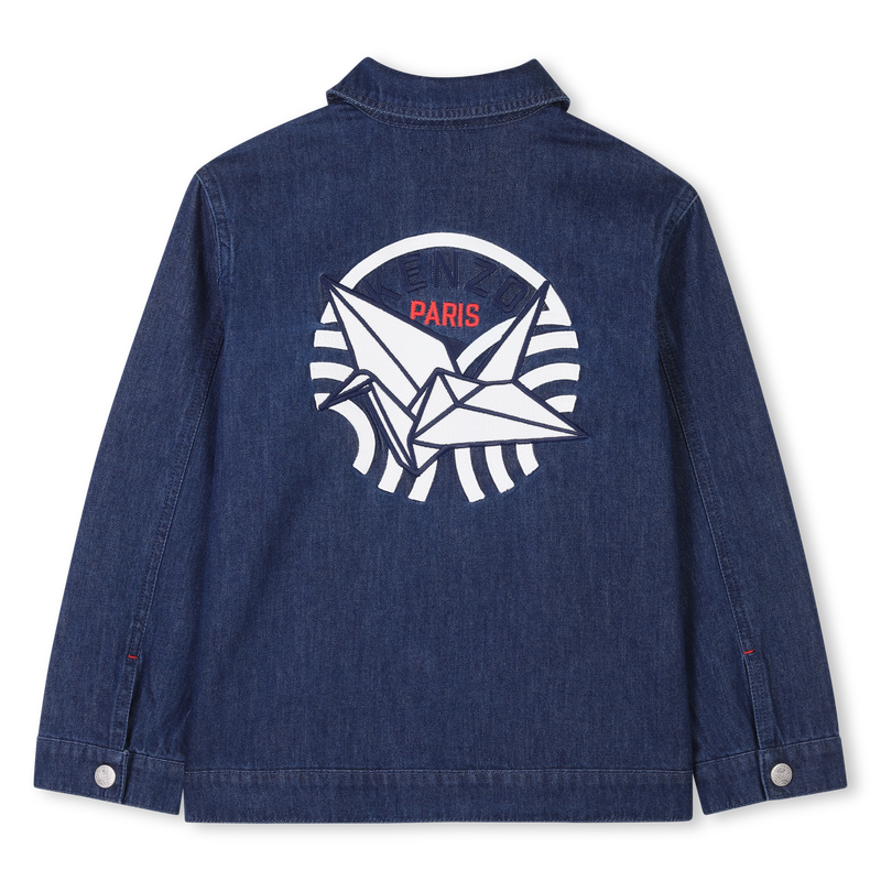 Jeansjacke aus Baumwolle KENZO KIDS 
                        UNISEX