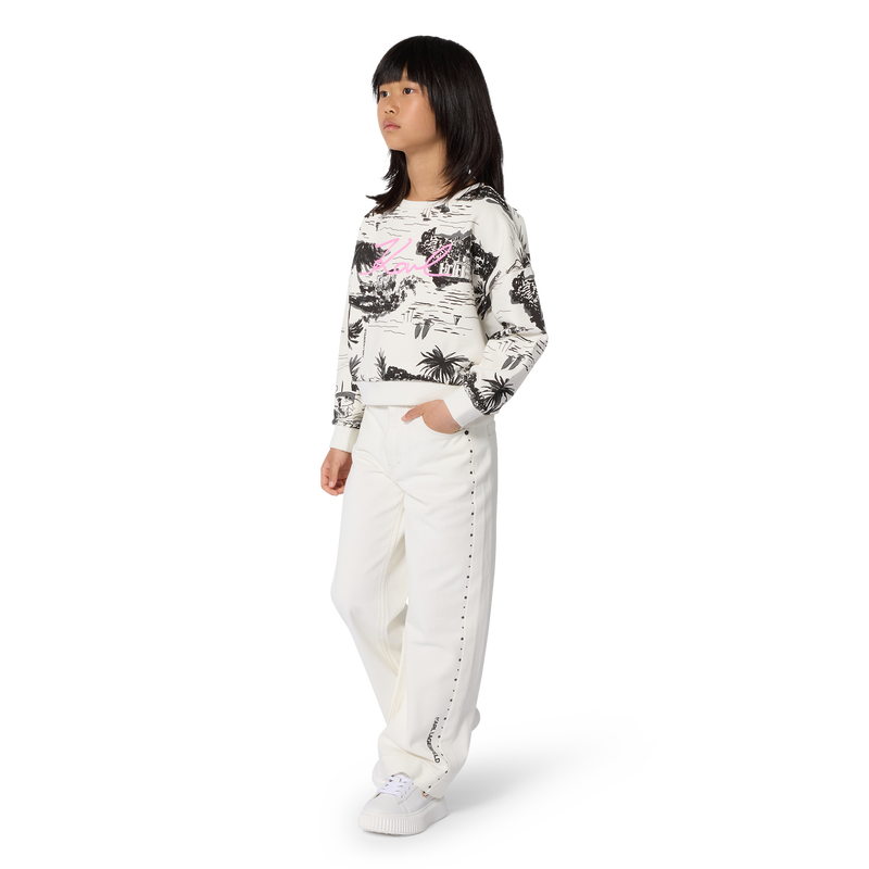 ILLUSTRIERTE HOSEN KARL LAGERFELD KIDS 
                        GIRL