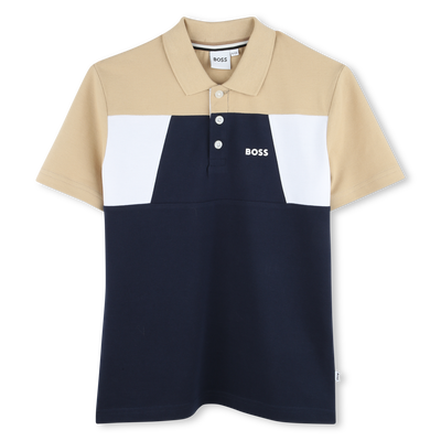 Poloshirt mit Farbblockmuster BOSS BOY