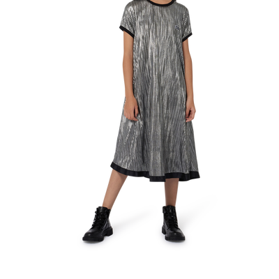 Kurz&auml;rmeliges Plissee-Kleid DKNY GIRL