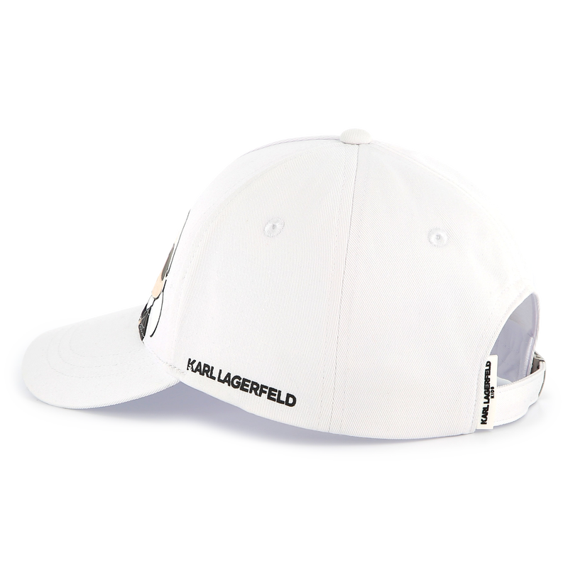 Verstellbare Cap mit Print KARL LAGERFELD KIDS 
                        GIRL