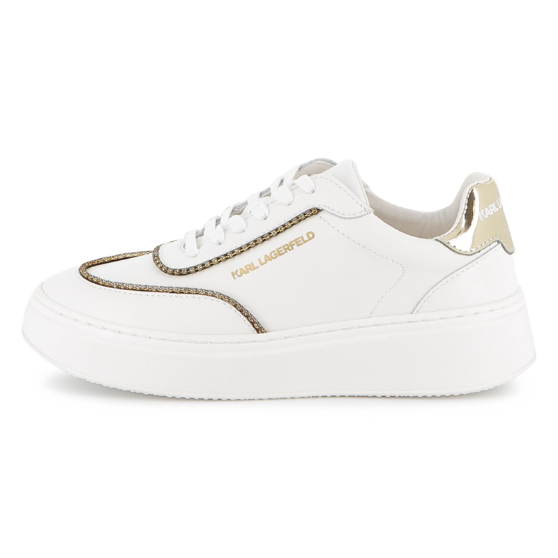 Low-Top-Sneakers mit Schnürung KARL LAGERFELD KIDS 
                        GIRL